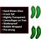 4E's Novelty 4 Pack Blown Glass Pickle Ornament for Christmas Tree, 4” Handcrafted Green Pickle Ornaments, Pre-Strung Shatterproof Holiday Decoration Set, Traditional Christmas Pickle Game Ornaments